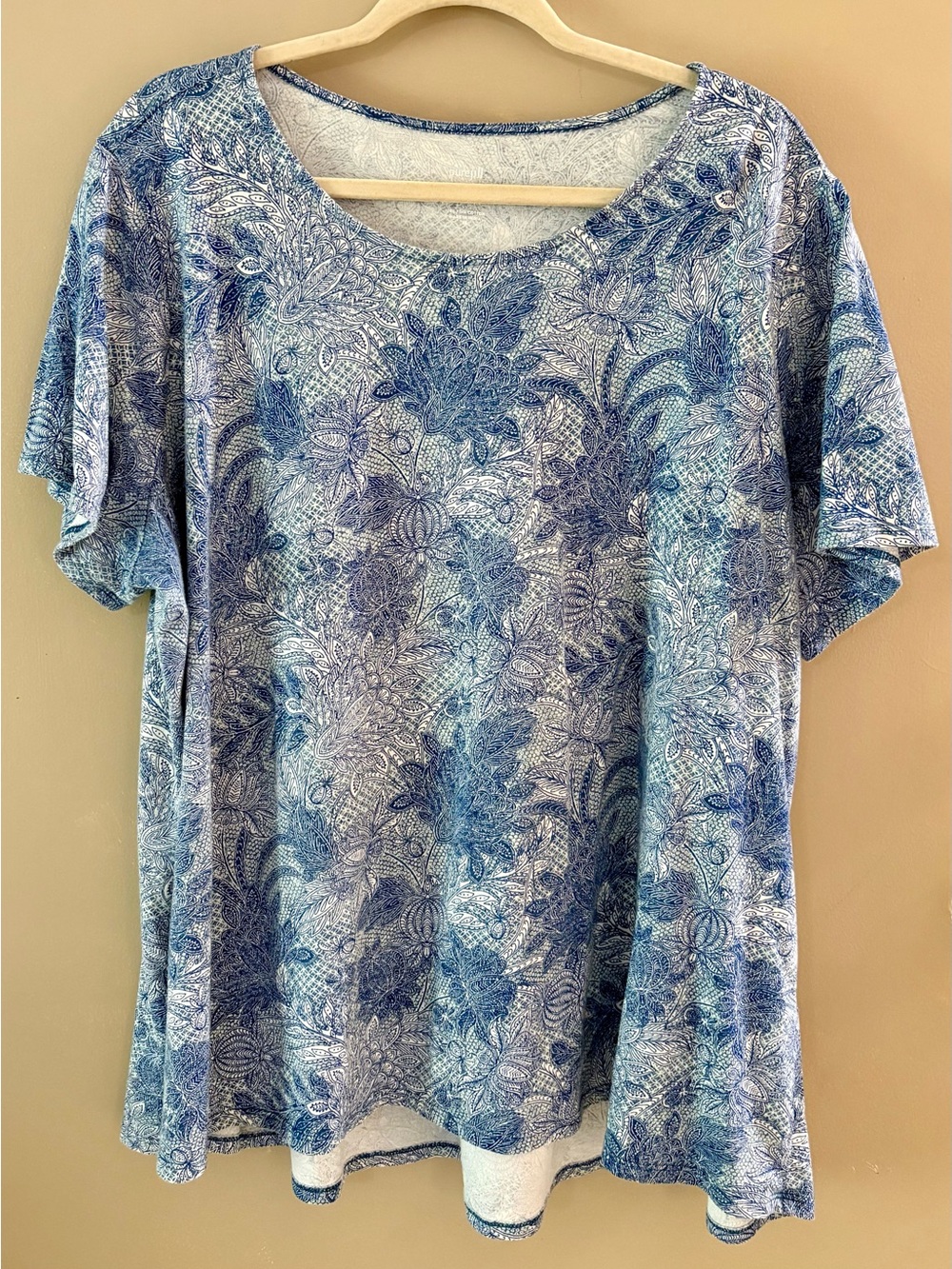 Pure Jill 2X Eliptical Scoop Neck Tee